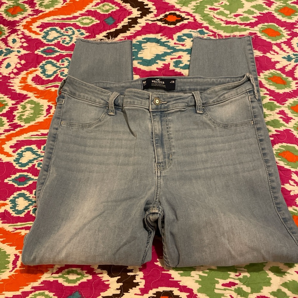 Hollister Light Blue High-Rise Jeans